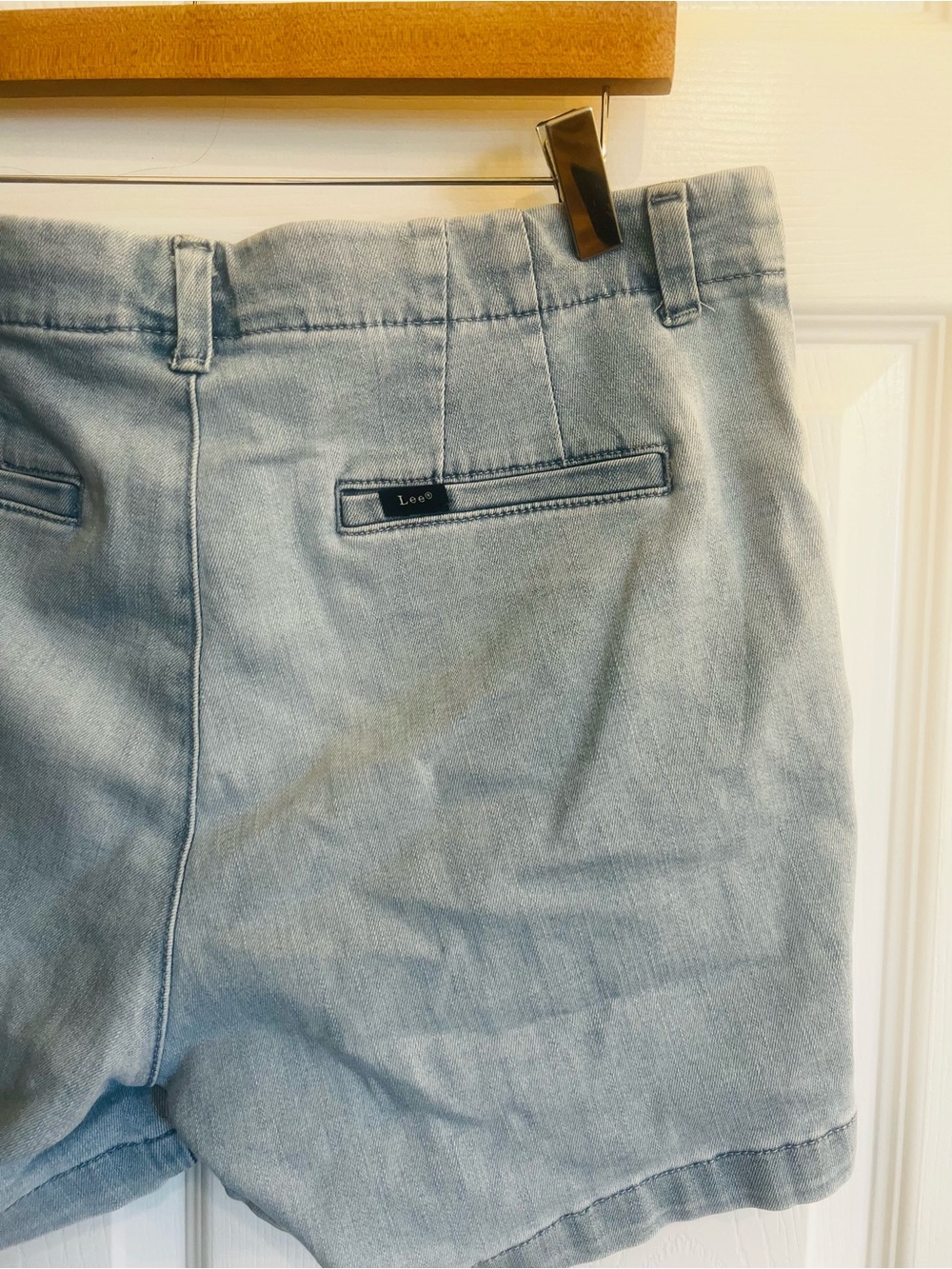 Lee Women's Light Blue Denim Shorts